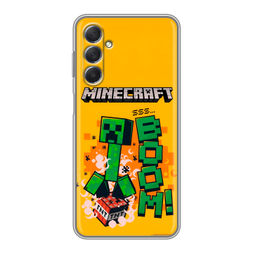 Силиконовый чехол на Samsung Galaxy M54 с принтом Майнкрафт Minecraft Силиконовый чехол на Samsung Galaxy M54 с принтом Майнкрафт Minecraft