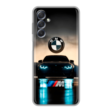 Силиконовый чехол на Samsung Galaxy M54 с принтом БМВ BMW Силиконовый чехол на Samsung Galaxy M54 с принтом БМВ BMW