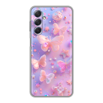 Силиконовый чехол на Samsung Galaxy M54 с принтом Бабочки