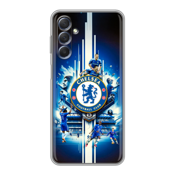 Силиконовый чехол на Samsung Galaxy M54 с принтом Chelsea Челси Силиконовый чехол на Samsung Galaxy M54 с принтом Chelsea Челси