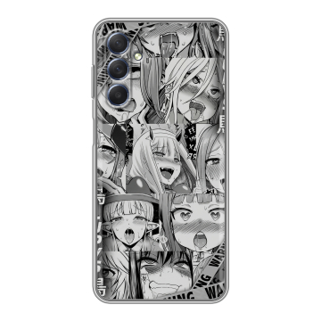 Силиконовый чехол на Samsung Galaxy M54 с принтом Ahegao Ахегао Аниме Силиконовый чехол на Samsung Galaxy M54 с принтом Ahegao Ахегао Аниме