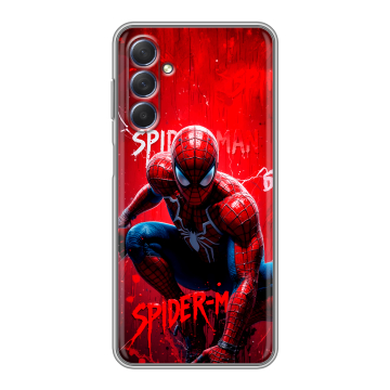 Силиконовый чехол на Samsung Galaxy M54 с принтом Spiderman Человек паук Силиконовый чехол на Samsung Galaxy M54 с принтом Spiderman Человек паук