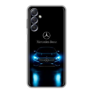 Силиконовый чехол на Samsung Galaxy M54 с принтом Mercedes Мерседес
