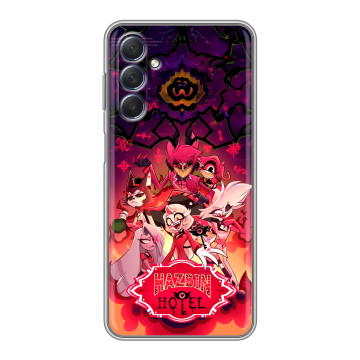 Силиконовый чехол на Samsung Galaxy M54 с принтом Hazbin Hotel Отель Хазбин Силиконовый чехол на Samsung Galaxy M54 с принтом Hazbin Hotel Отель Хазбин