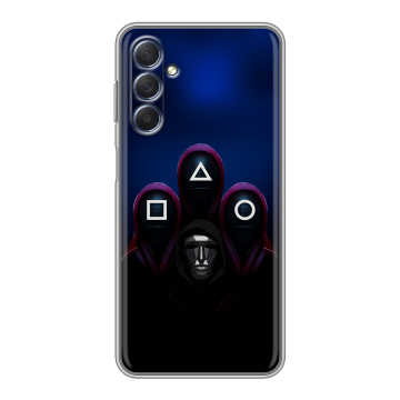 Силиконовый чехол на Samsung Galaxy M54 с принтом Игра Кальмара Силиконовый чехол на Samsung Galaxy M54 с принтом Игра Кальмара