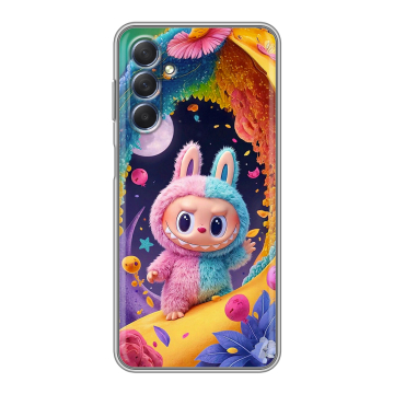 Силиконовый чехол на Samsung Galaxy M54 с принтом Labubu Лабубу Силиконовый чехол на Samsung Galaxy M54 с принтом Labubu Лабубу