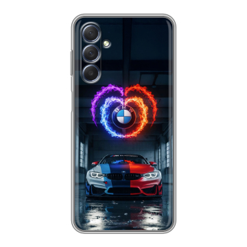Силиконовый чехол на Samsung Galaxy M54 с принтом BMW БМВ Силиконовый чехол на Samsung Galaxy M54 с принтом BMW БМВ
