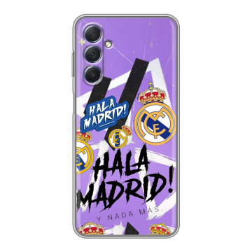 Силиконовый чехол на Samsung Galaxy M54 с принтом Real Madrid Реал Мадрид Силиконовый чехол на Samsung Galaxy M54 с принтом Real Madrid Реал Мадрид