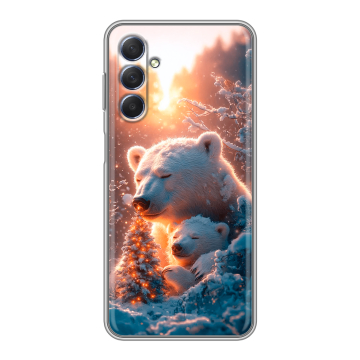 Силиконовый чехол на Samsung Galaxy M54 с принтом Новый год Силиконовый чехол на Samsung Galaxy M54 с принтом Новый год