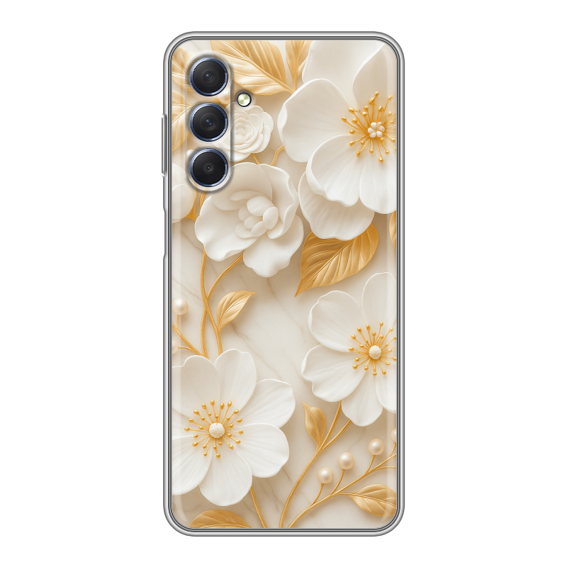 Силиконовый чехол на Samsung Galaxy M54 с принтом Цветы Силиконовый чехол на Samsung Galaxy M54 с принтом Цветы
