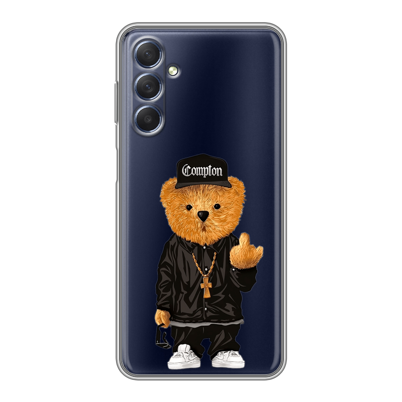Силиконовый чехол на Samsung Galaxy M54 с принтом Мишка Силиконовый чехол на Samsung Galaxy M54 с принтом Мишка