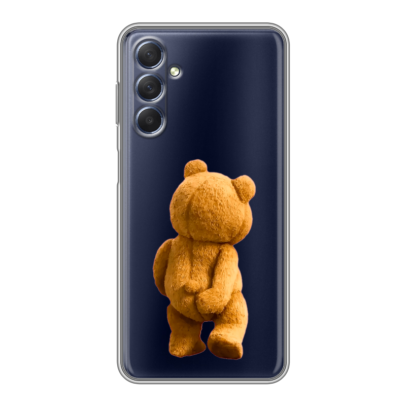 Силиконовый чехол на Samsung Galaxy M54 с принтом Медведь Силиконовый чехол на Samsung Galaxy M54 с принтом Медведь