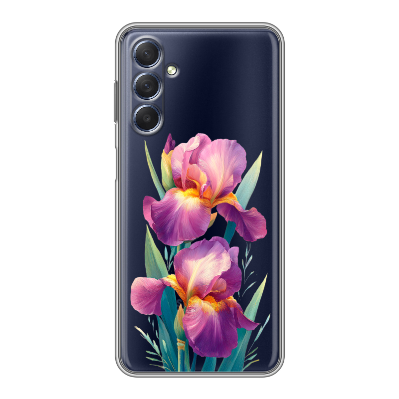 Силиконовый чехол на Samsung Galaxy M54 с принтом Цветы орхидеи Силиконовый чехол на Samsung Galaxy M54 с принтом Цветы орхидеи
