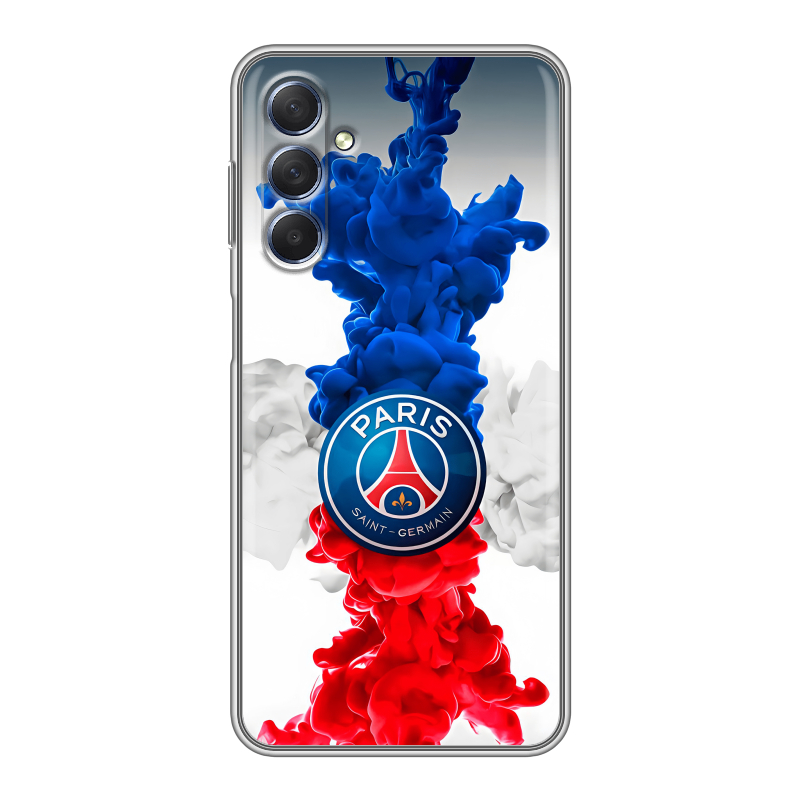 Силиконовый чехол на Samsung Galaxy M54 с принтом PSG ПСЖ Силиконовый чехол на Samsung Galaxy M54 с принтом PSG ПСЖ