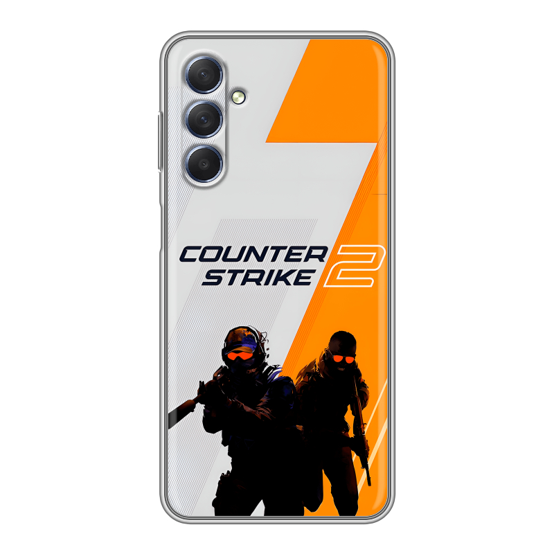 Силиконовый чехол на Samsung Galaxy M54 с принтом Counter Strike Силиконовый чехол на Samsung Galaxy M54 с принтом Counter Strike