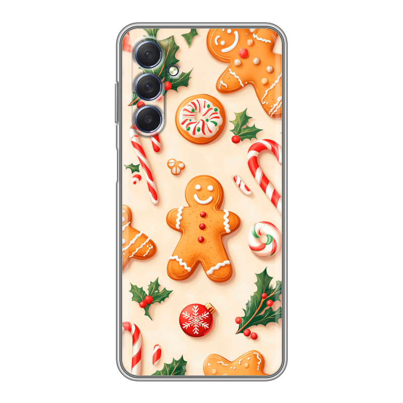 Силиконовый чехол на Samsung Galaxy M54 с принтом Новый год Силиконовый чехол на Samsung Galaxy M54 с принтом Новый год