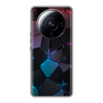 Силиконовый чехол на Xiaomi 12S Ultra с принтом Геометрия неона Силиконовый чехол на Xiaomi 12S Ultra с принтом Геометрия неона