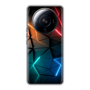Силиконовый чехол на Xiaomi 12S Ultra с принтом Абстракция неон Силиконовый чехол на Xiaomi 12S Ultra с принтом Абстракция неон