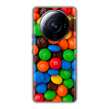 Силиконовый чехол на Xiaomi 12S Ultra с принтом Конфеты Силиконовый чехол на Xiaomi 12S Ultra с принтом Конфеты