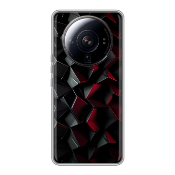 Силиконовый чехол на Xiaomi 12S Ultra с принтом Абстракция