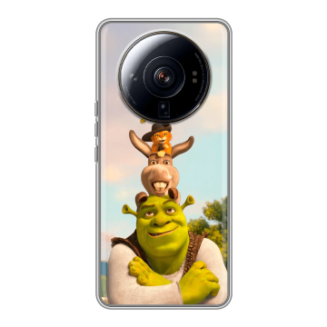 Силиконовый чехол на Xiaomi 12S Ultra с принтом Шрек Shrek Силиконовый чехол на Xiaomi 12S Ultra с принтом Шрек Shrek