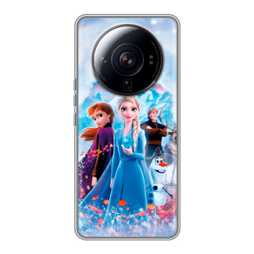 Силиконовый чехол на Xiaomi 12S Ultra с принтом Холодное сердце Frozen