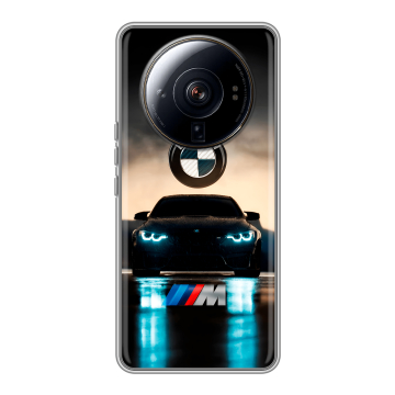 Силиконовый чехол на Xiaomi 12S Ultra с принтом БМВ BMW Силиконовый чехол на Xiaomi 12S Ultra с принтом БМВ BMW