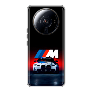 Силиконовый чехол на Xiaomi 12S Ultra с принтом БМВ BMW Силиконовый чехол на Xiaomi 12S Ultra с принтом БМВ BMW