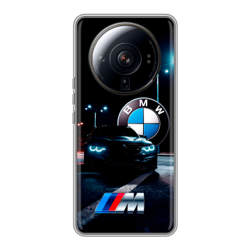 Силиконовый чехол на Xiaomi 12S Ultra с принтом БМВ BMW Силиконовый чехол на Xiaomi 12S Ultra с принтом БМВ BMW