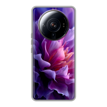 Силиконовый чехол на Xiaomi 12S Ultra с принтом женский цветы