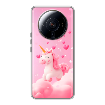 Силиконовый чехол на Xiaomi 12S Ultra с принтом Единорог