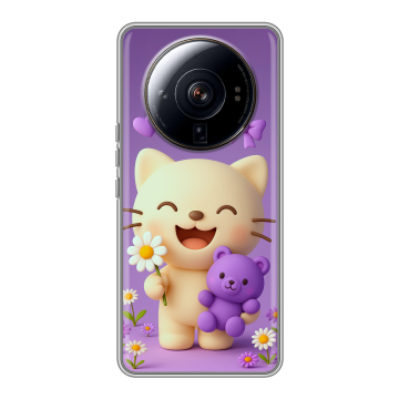 Силиконовый чехол на Xiaomi 12S Ultra с принтом для девочек Силиконовый чехол на Xiaomi 12S Ultra с принтом для девочек