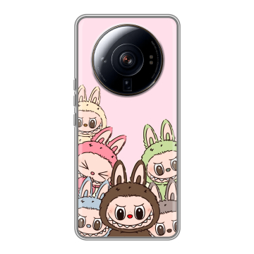 Силиконовый чехол на Xiaomi 12S Ultra с принтом Лабубу Силиконовый чехол на Xiaomi 12S Ultra с принтом Лабубу