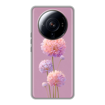 Силиконовый чехол на Xiaomi 12S Ultra с принтом Цветы Силиконовый чехол на Xiaomi 12S Ultra с принтом Цветы