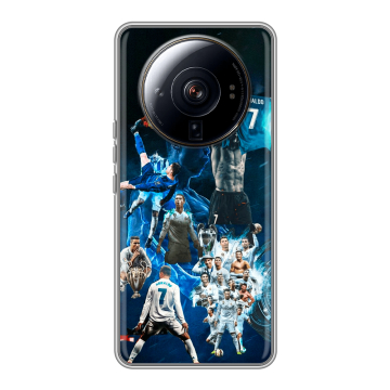Силиконовый чехол на Xiaomi 12S Ultra с принтом Реал Роналдо Силиконовый чехол на Xiaomi 12S Ultra с принтом Реал Роналдо