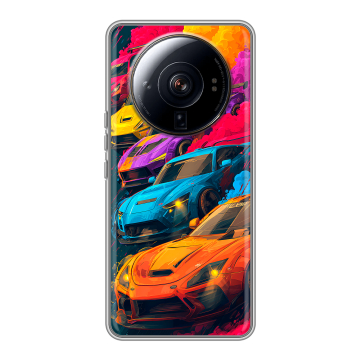 Силиконовый чехол на Xiaomi 12S Ultra с принтом Тачки Силиконовый чехол на Xiaomi 12S Ultra с принтом Тачки