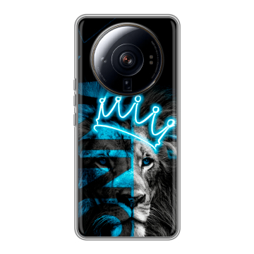 Силиконовый чехол на Xiaomi 12S Ultra с принтом Король лев Силиконовый чехол на Xiaomi 12S Ultra с принтом Король лев