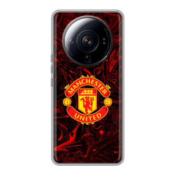Силиконовый чехол на Xiaomi 12S Ultra с принтом Manchester United Силиконовый чехол на Xiaomi 12S Ultra с принтом Manchester United