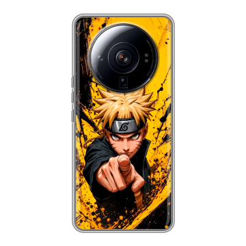 Силиконовый чехол на Xiaomi 12S Ultra с принтом Naruto Наруто