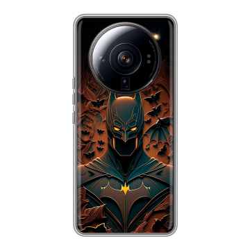 Силиконовый чехол на Xiaomi 12S Ultra с принтом Batman Бэтмен Силиконовый чехол на Xiaomi 12S Ultra с принтом Batman Бэтмен