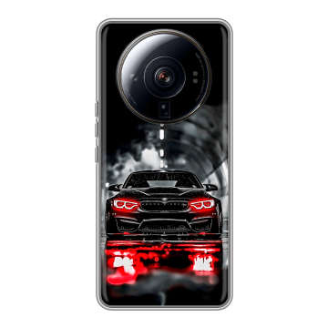Силиконовый чехол на Xiaomi 12S Ultra с принтом BMW БМВ Силиконовый чехол на Xiaomi 12S Ultra с принтом BMW БМВ