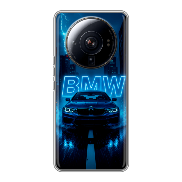 Силиконовый чехол на Xiaomi 12S Ultra с принтом BMW БМВ