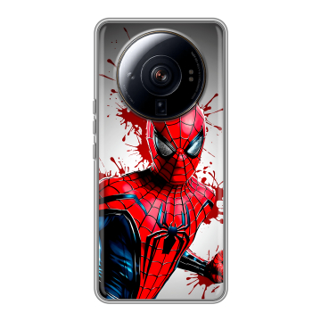 Силиконовый чехол на Xiaomi 12S Ultra с принтом Spiderman Человек паук Силиконовый чехол на Xiaomi 12S Ultra с принтом Spiderman Человек паук