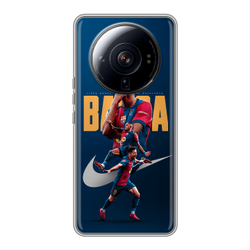 Силиконовый чехол на Xiaomi 12S Ultra с принтом Барселона Barca Yamal 
