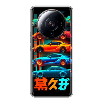 Силиконовый чехол на Xiaomi 12S Ultra с принтом машины тачки Силиконовый чехол на Xiaomi 12S Ultra с принтом машины тачки