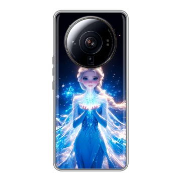 Силиконовый чехол на Xiaomi 12S Ultra с принтом Холодное сердце Frozen