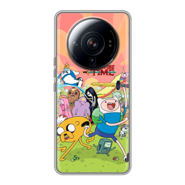 Силиконовый чехол на Xiaomi 12S Ultra с принтом Adventure time Время приключений Силиконовый чехол на Xiaomi 12S Ultra с принтом Adventure time Время приключений