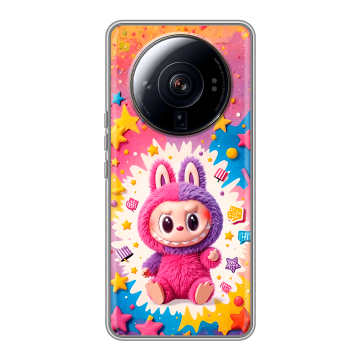 Силиконовый чехол на Xiaomi 12S Ultra с принтом Labubu Лабубу