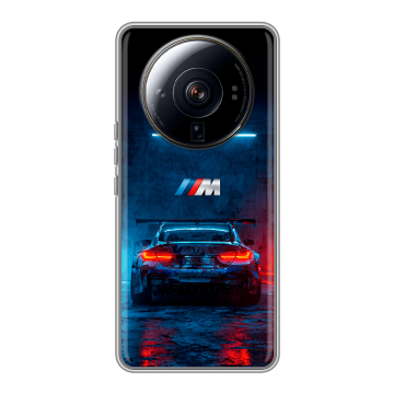 Силиконовый чехол на Xiaomi 12S Ultra с принтом BMW БМВ