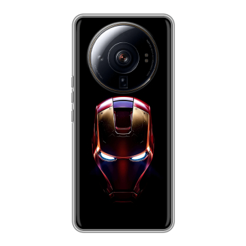 Силиконовый чехол на Xiaomi 12S Ultra с принтом IronMan Железный человек